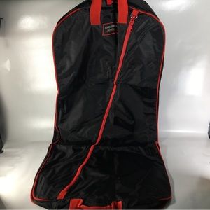 Benson & Hedges Garment Bag NEW Vintage Black & Red 47" x 22" Zipped